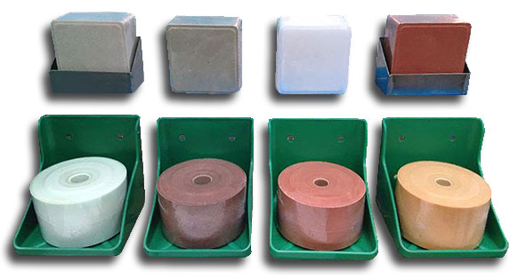 lick salt briquette with different shape and color