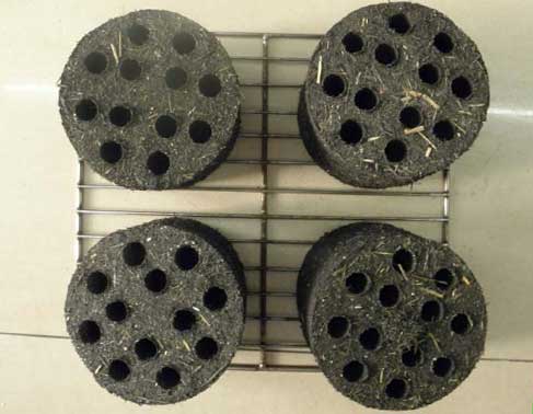 honeycomb briquette raw material contains some biomass