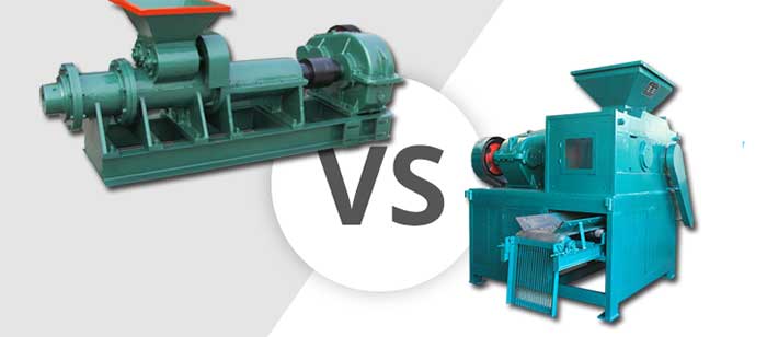 coal briquette extruder vs wet roller briquette machine