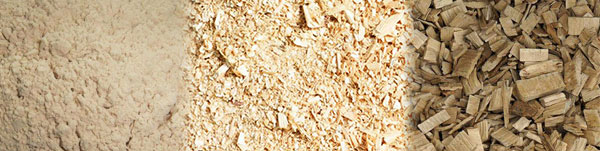 sawdust and wood chips