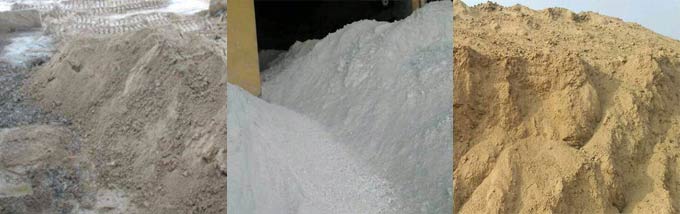 three color of desulfurization gypsum powder