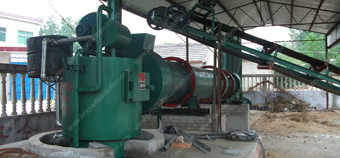 fuel gas stove used in a rotary drying plant