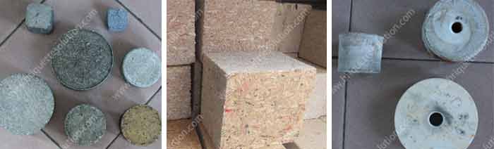 hydraulic briquette product metal sawdust and salt