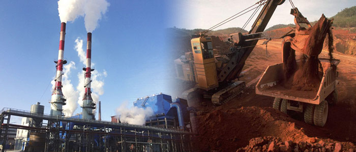 steel plant and mineral mining