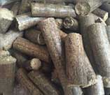 wood shavings briquette made by log briquette maker