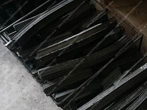 charcoal from carbonized biomass briquette