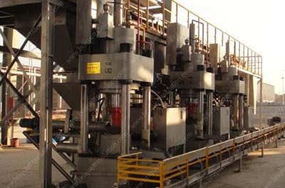 hydraulic briquette line for DRI-2