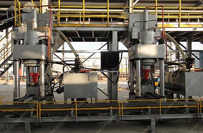 hydraulic briquette line for DRI-1