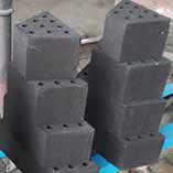 paper mill waste briquette made by stamping briquette machine