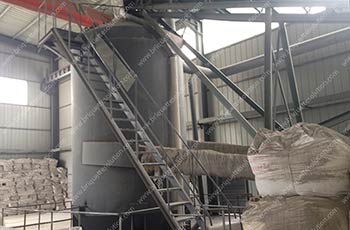 vertical dryer in plant